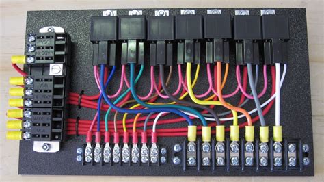 relay distribution box|12 volt automotive relay block.